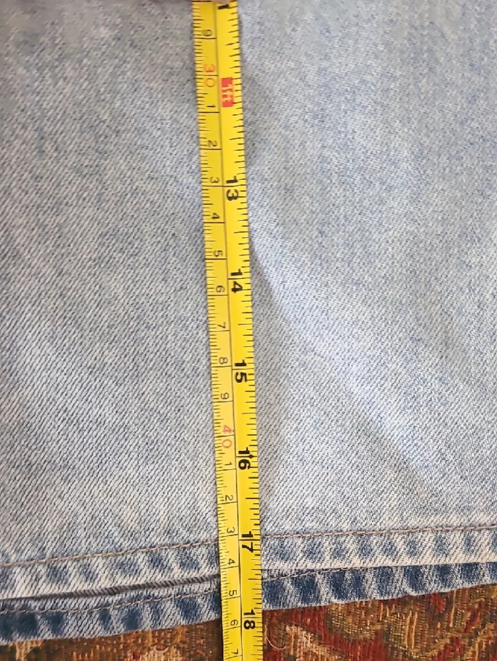 Lucky Brand Light Blue Button-Front Denim Skirt - Picture 5 of 5